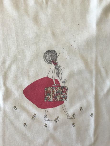 Jacadi tričko s dievčatkom, jacadi,140