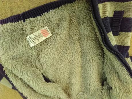 Zateplený sveter na zips, f&f,62