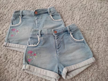 Riflové šortky, 12-18 a 18-24m, f&f,86