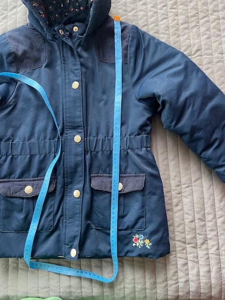 Zimná dievčenská bunda - 3v1, sergent major,122