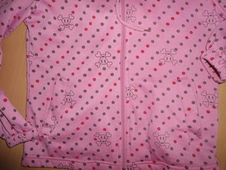 Ruzova dievcenska mikina, 134