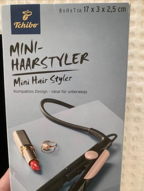 Mini žehlička na vlasy, 