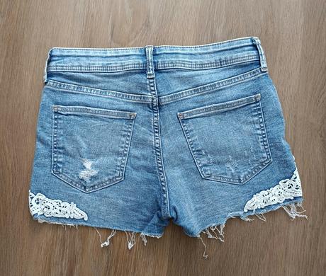 Riflové kraťasy, h&m,164