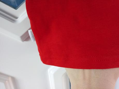 Červene tričko, adidas,s