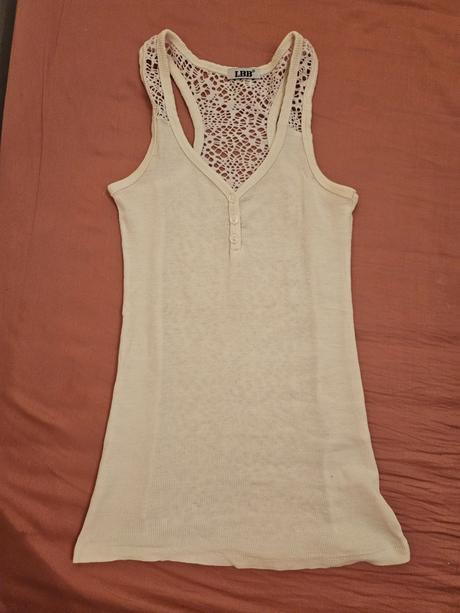 Zaujímavé tielko bielej farby bershka, bershka,xs