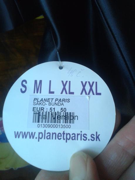 44 planet paris sako nenosené 20eur, 44