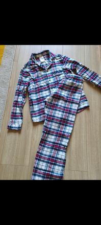 2x pyžamo vianoce 146/152, h&m,146