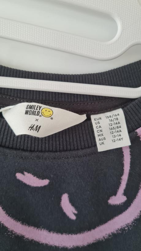 Crop mikina h&m smiley world, h&m,164