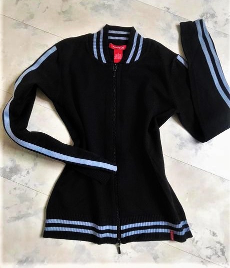 Slim mikinka na zips, kenvelo,m