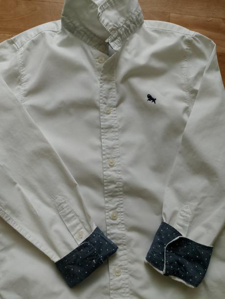 Košeľa + slim rifle, h&m,140