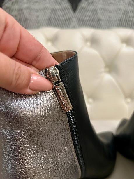 Luxusne kozene kotnikove cizmy pollini, 37