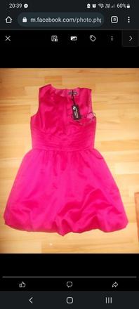 Nove šaty s vysackou, papaya,m