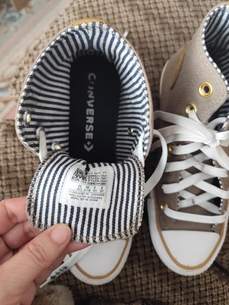 Hnedo -zlaté converse, converse,35