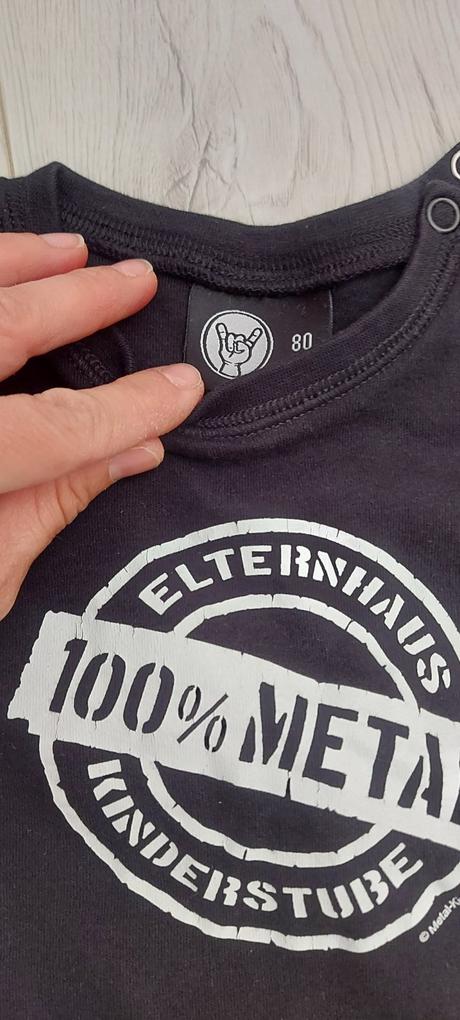 Tričko pre malého metalistu/tku, 80
