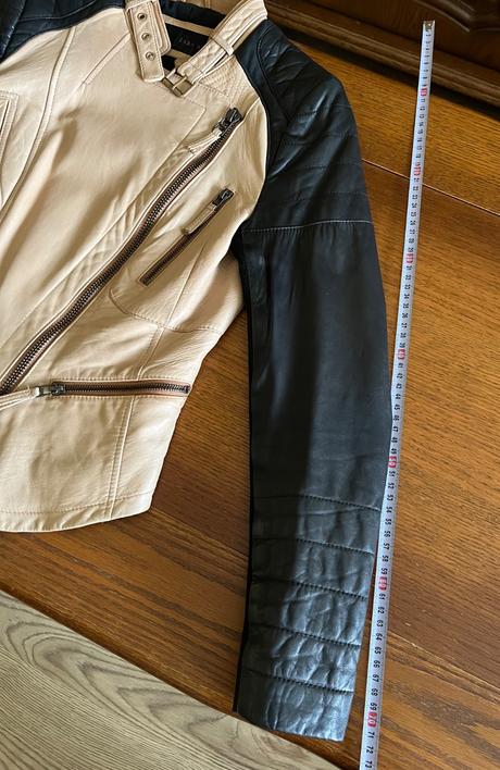 Kožená bunda zara basic, zara,xs