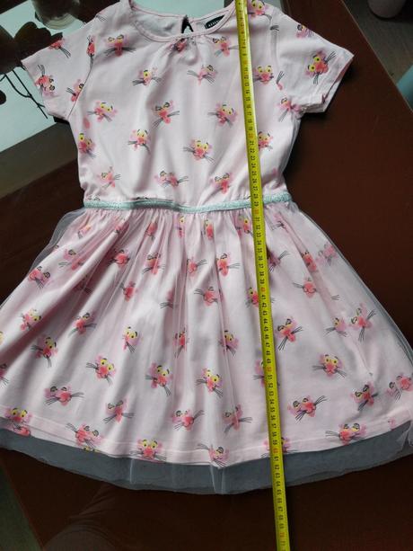 Šaty pink panter reserved veľ.122, reserved,122
