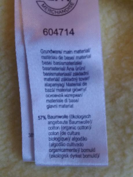 Crop žltá mikina s nápisom, essentials, xl/xxl, tchibo,xxl