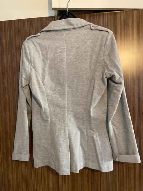 Teplákové sivé sako (36), amisu,36