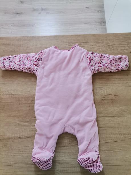 Dievčenský teply overal so zajacikom, 62