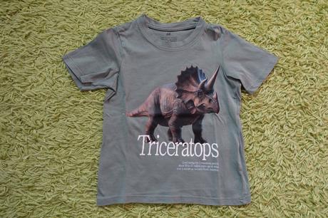 Tričko s triceraptorom, h&m,98