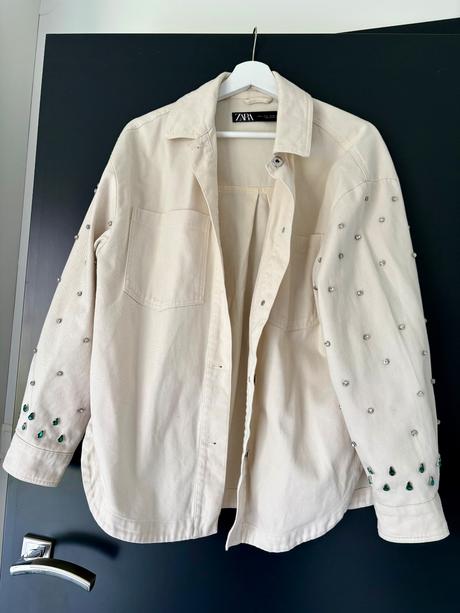 Zara košeľa , vetrovka s kamienkami, zara,s