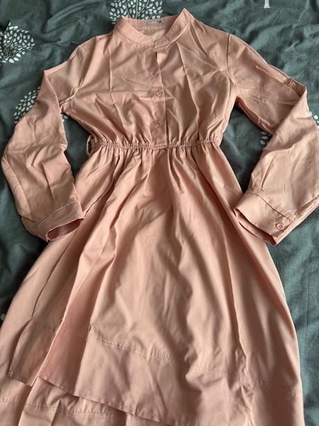 Marhuľové košeľové šaty, 38