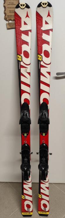 Používané lyže atomic 8 race dĺžka 150cm s viazaní, atomic,150-159 cm