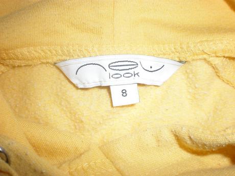 Žltá mikina, new look,36