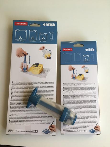 Vakuovacka tescoma so sackami,