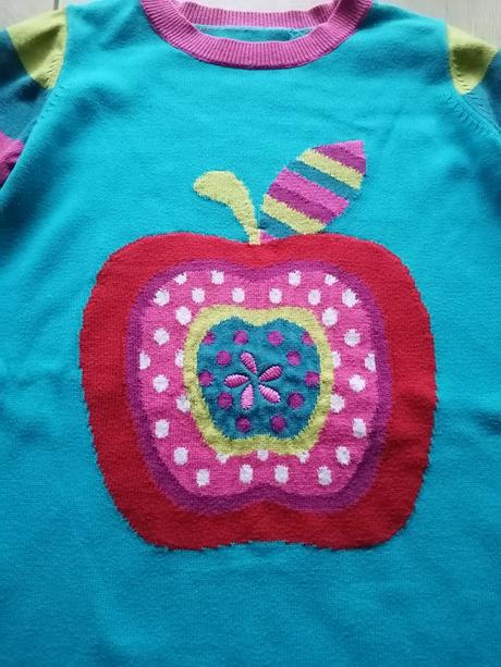 Jesenné šaty s jabĺčkom, george,104