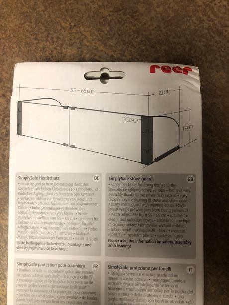 Detská ochrana varnej dosky reer, 