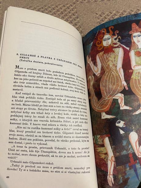 Retro vintage gilgameš vojtech zamarovský 1975, 
