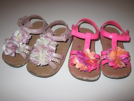 Sandálky s kvetinkami, george,23
