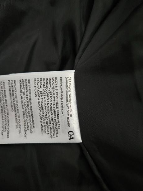 C&a zimna predlzená bunda, c&a,116