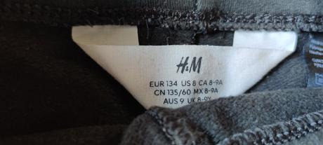 Zateplene leginy 2ks, h&m,134