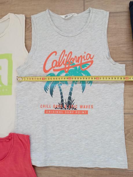 Letné tielka h&m (výborný stav), h&m,146