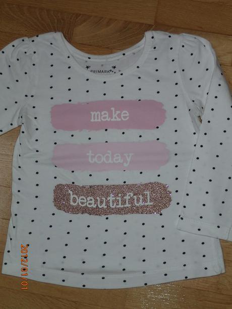 2xoblečené tričko, primark,104