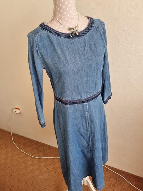 Rifľové šaty esprit veľ. 38, esprit,38