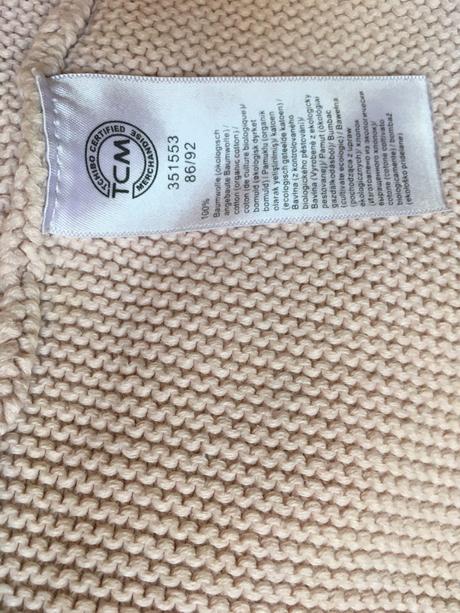 Bledoružový svetrík vel. 92 happy kids, tchibo,92