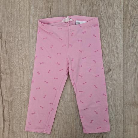 Legíny 3/4 hm bavlnené bledo ružové, h&m,122