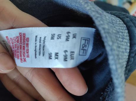 Elegantne nohavice 6-9m, f&f,74