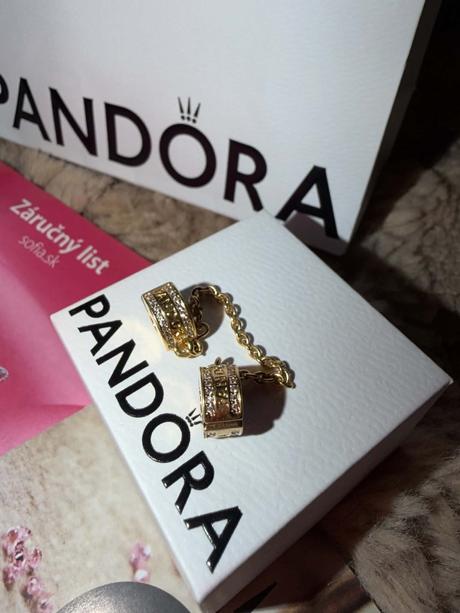 Pandora original nova bezpecnostna retiazka+2roky, pandora