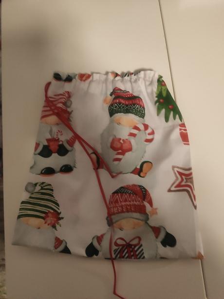 Vianočne darčekové plátené vrecká, 