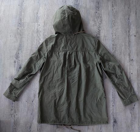 Olivová tenká bunda, clockhouse,xl