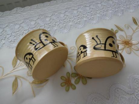 Hrnček keramický 2 kusy-lienka, 