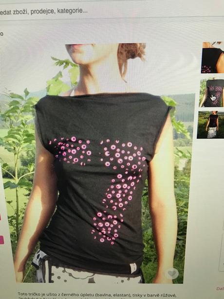 Čierne tričko v.s-m, s