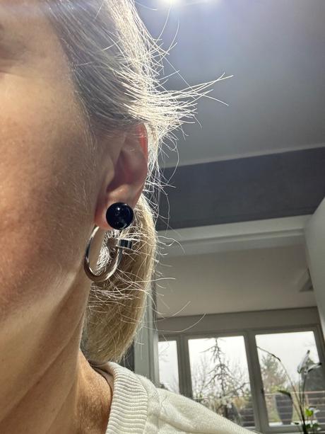 Calvin klein nausnice kruhove, calvin klein