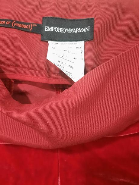 Zamatové tepláky emporio armani, armani,40
