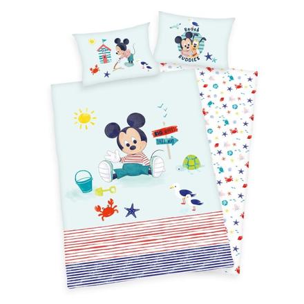 Flanel bio obliečky do postieľky mickey baby, šírka (cm): 100,dĺžka (cm): 135