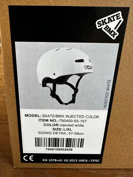 Helma tsg skate/bmx l/xl 57-59cm injected white, 